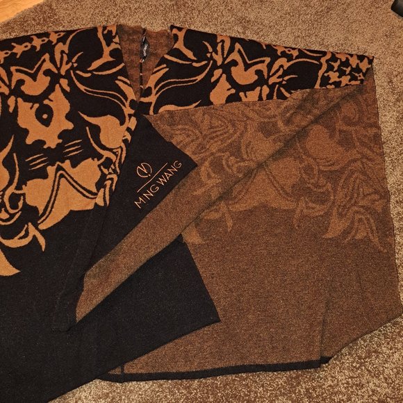 Ming Wang Spreading Hope Sweater Wrap one size - Picture 4 of 9